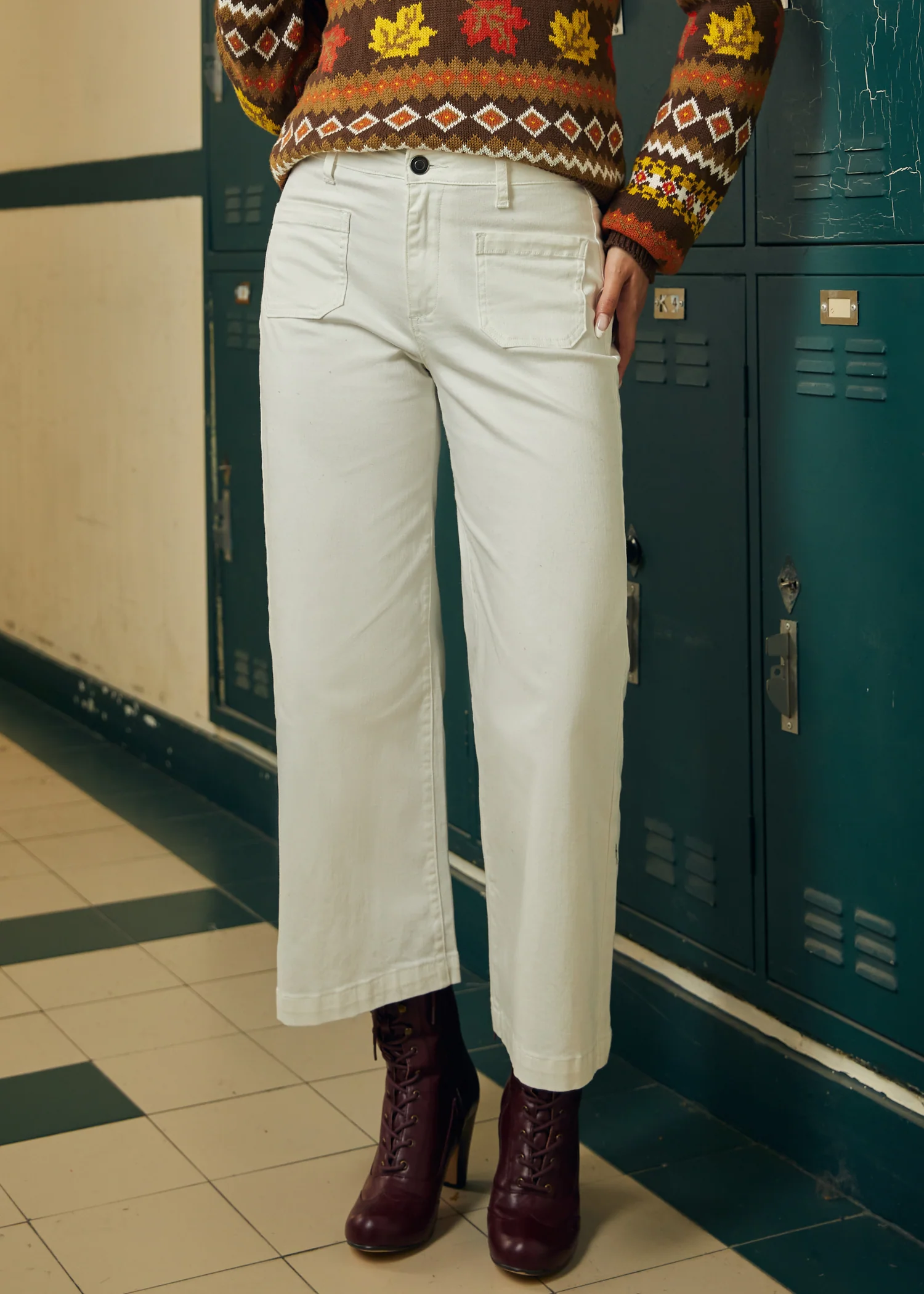 Boho Bliss Wide Leg Crop Pant - Image 4
