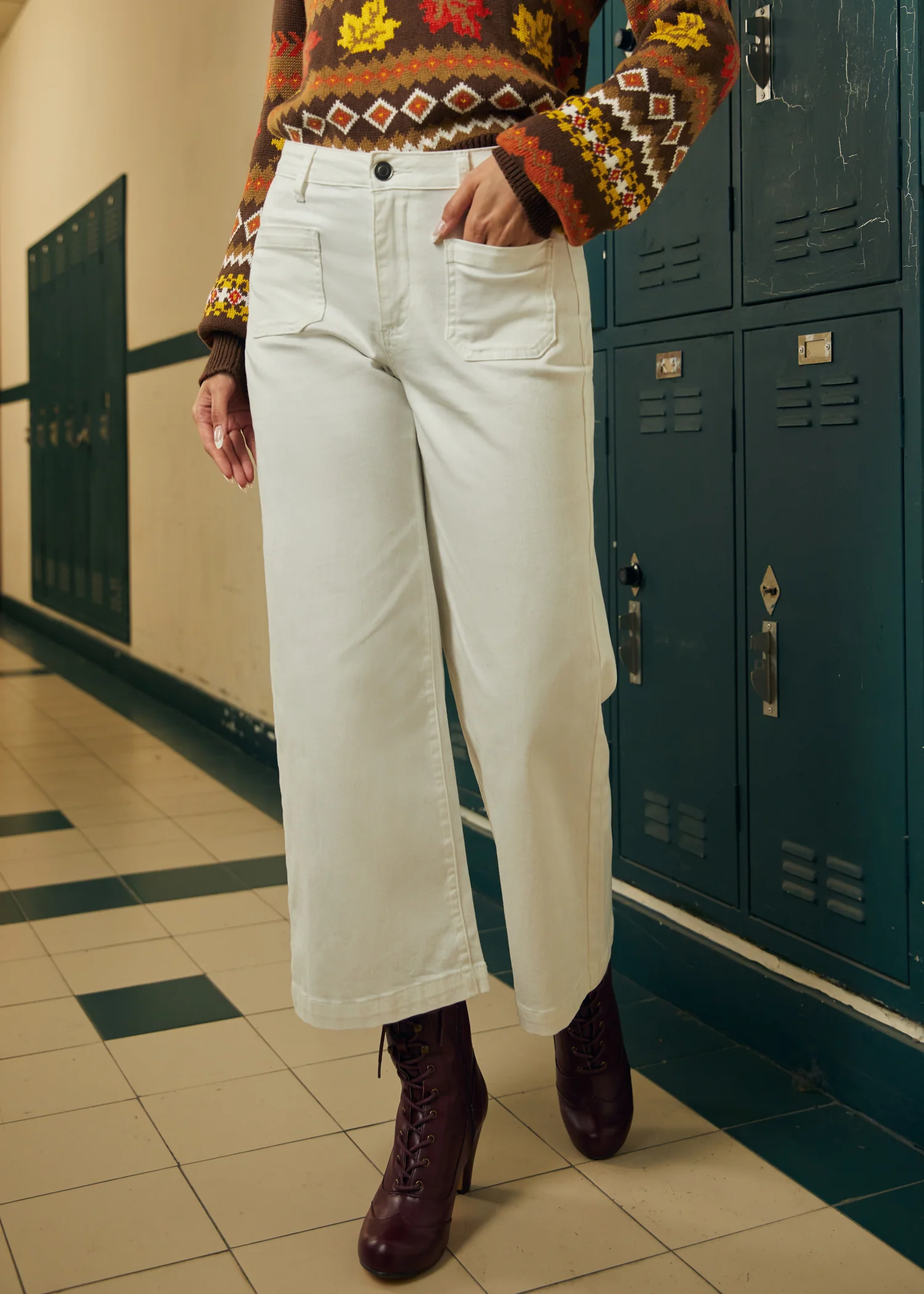 Boho Bliss Wide Leg Crop Pant - Image 5