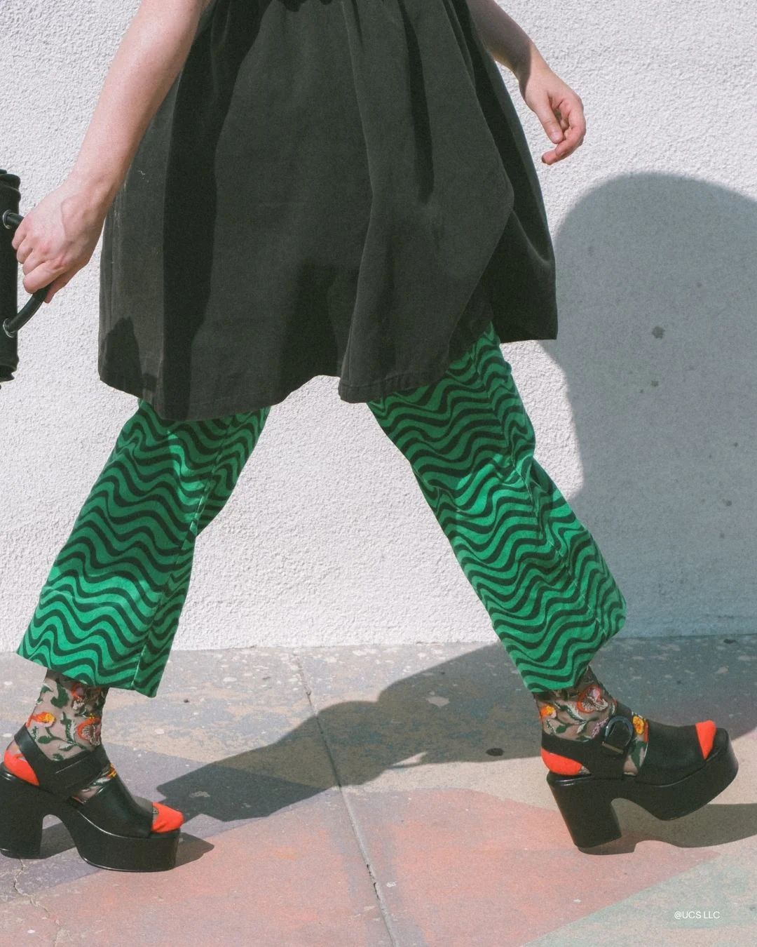Wicked Elphaba Land Black Sheer Crew Sock - Image 5