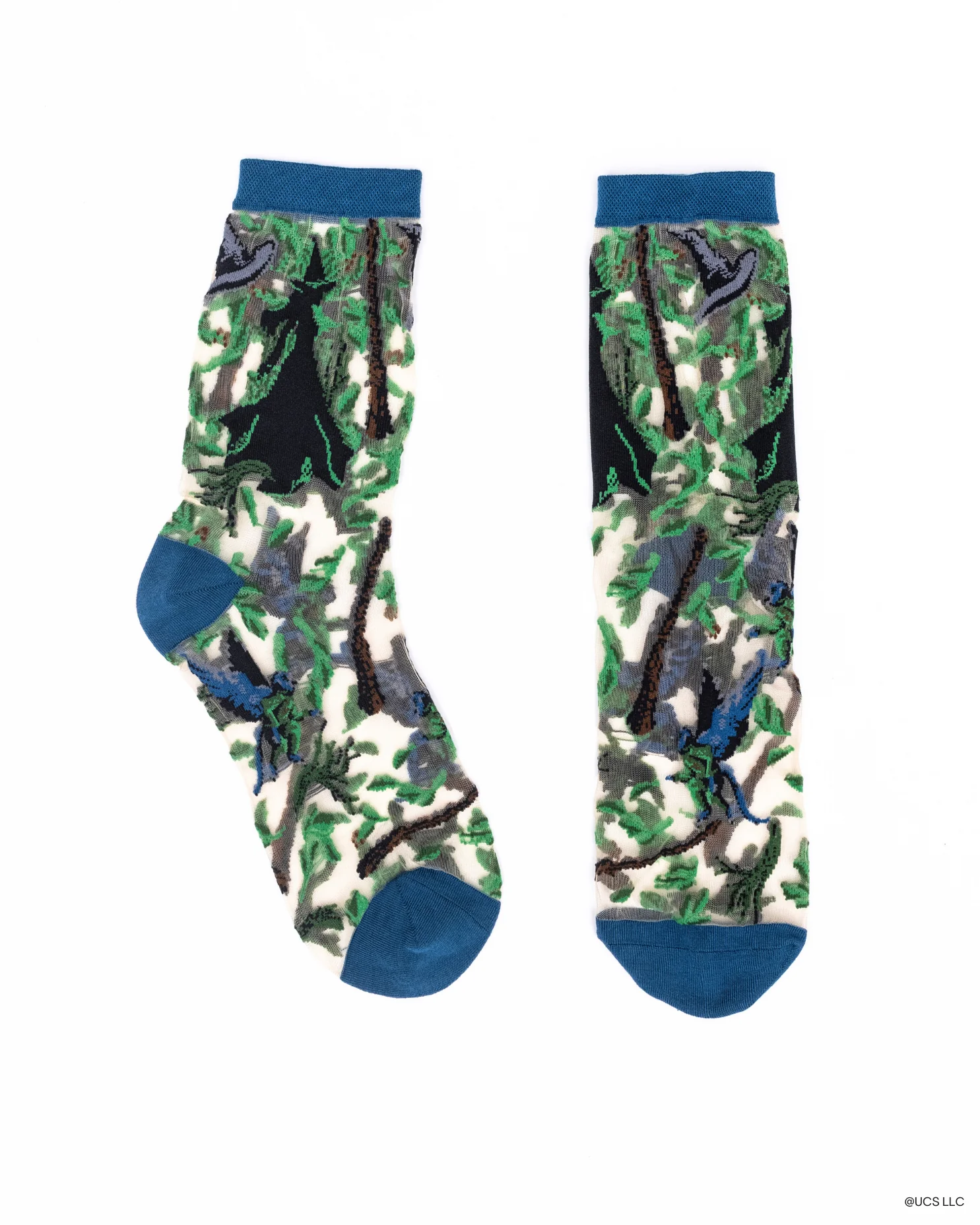 Wicked Elphaba Silhouette Sheer Crew Sock - Image 2