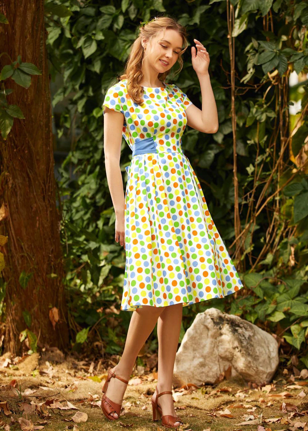 Confetti Daydream Fit & Flare Dress - Image 7