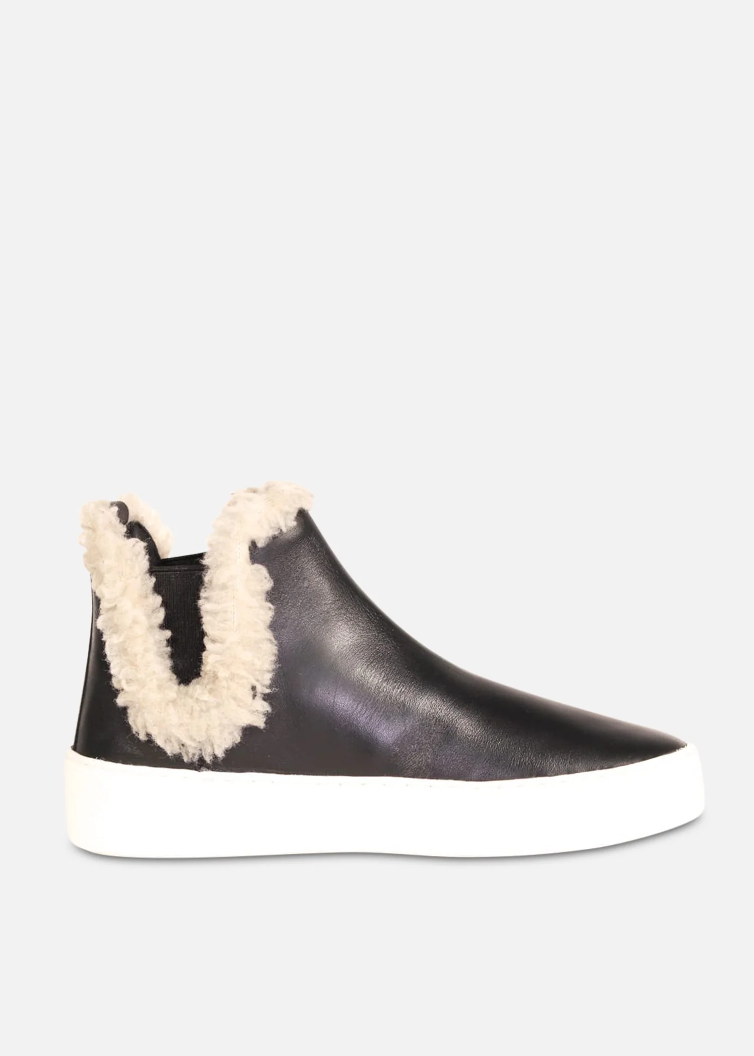 Winston Shearling Detail Sneakers - Image 3