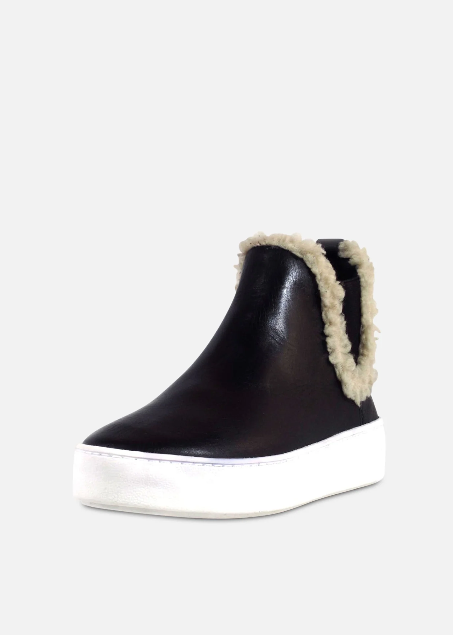Winston Shearling Detail Sneakers - Image 4
