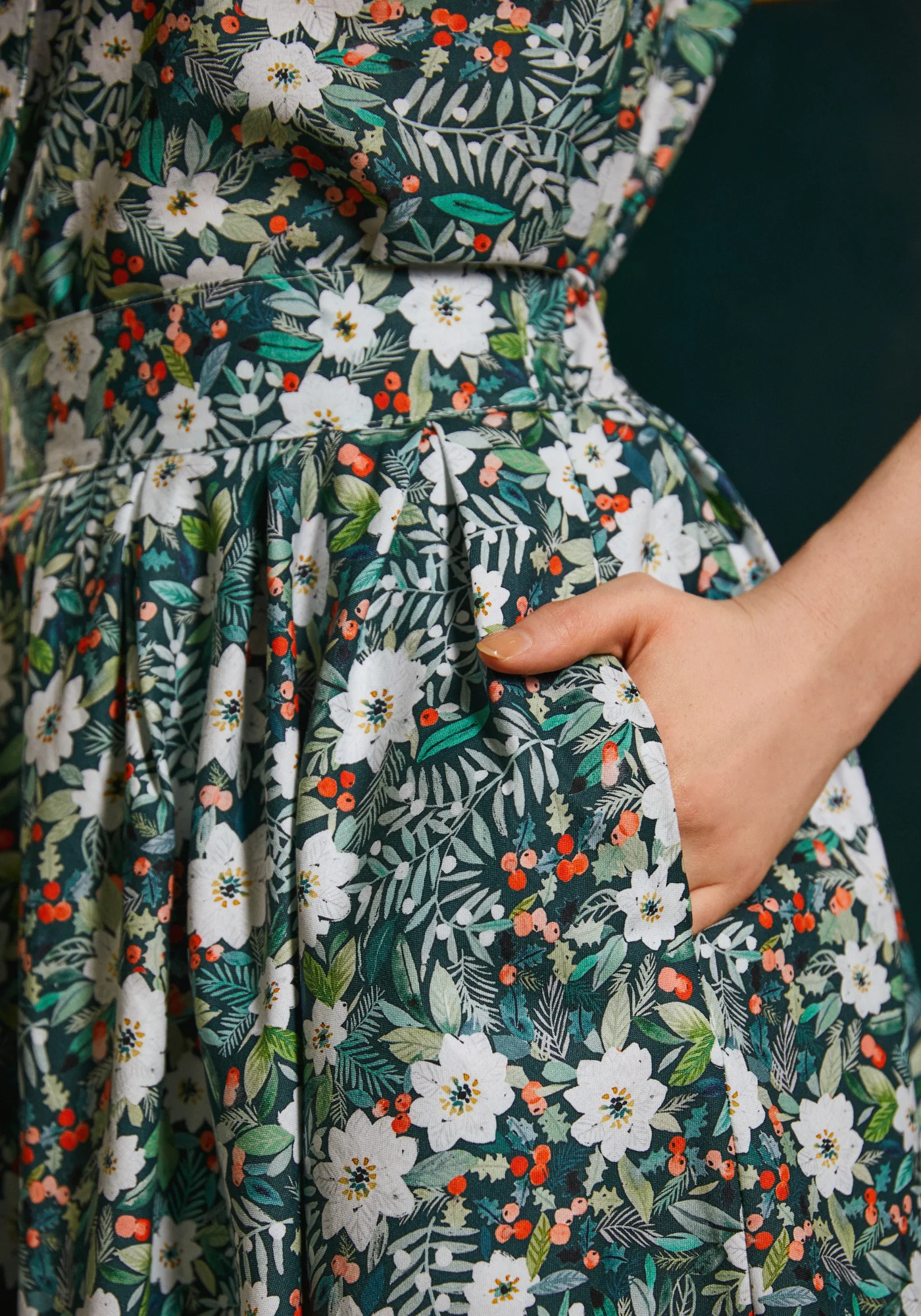 Winter Floral Doris Skirt - Image 2