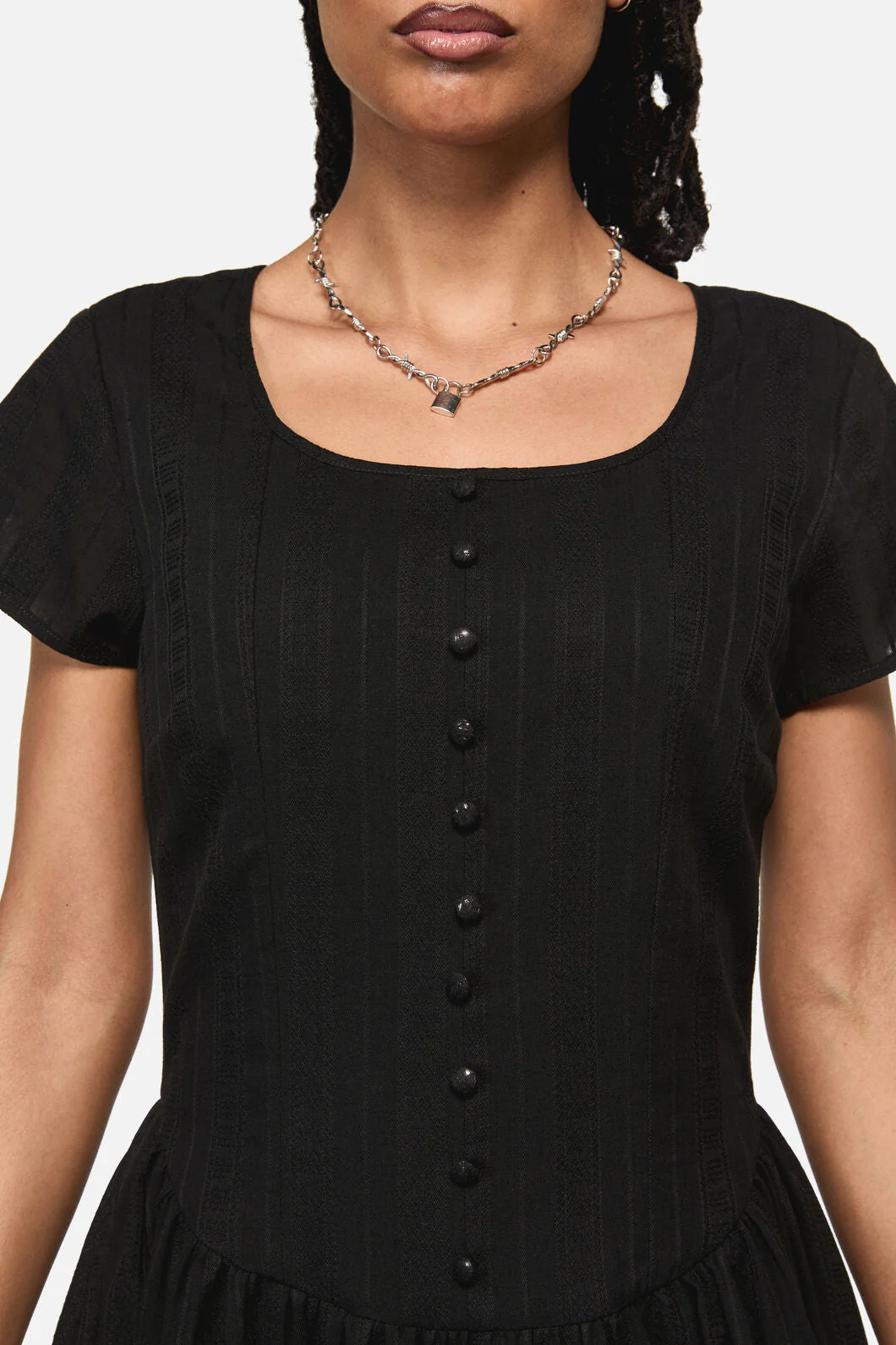 Witches Drop Waist Midi Dress - Image 3