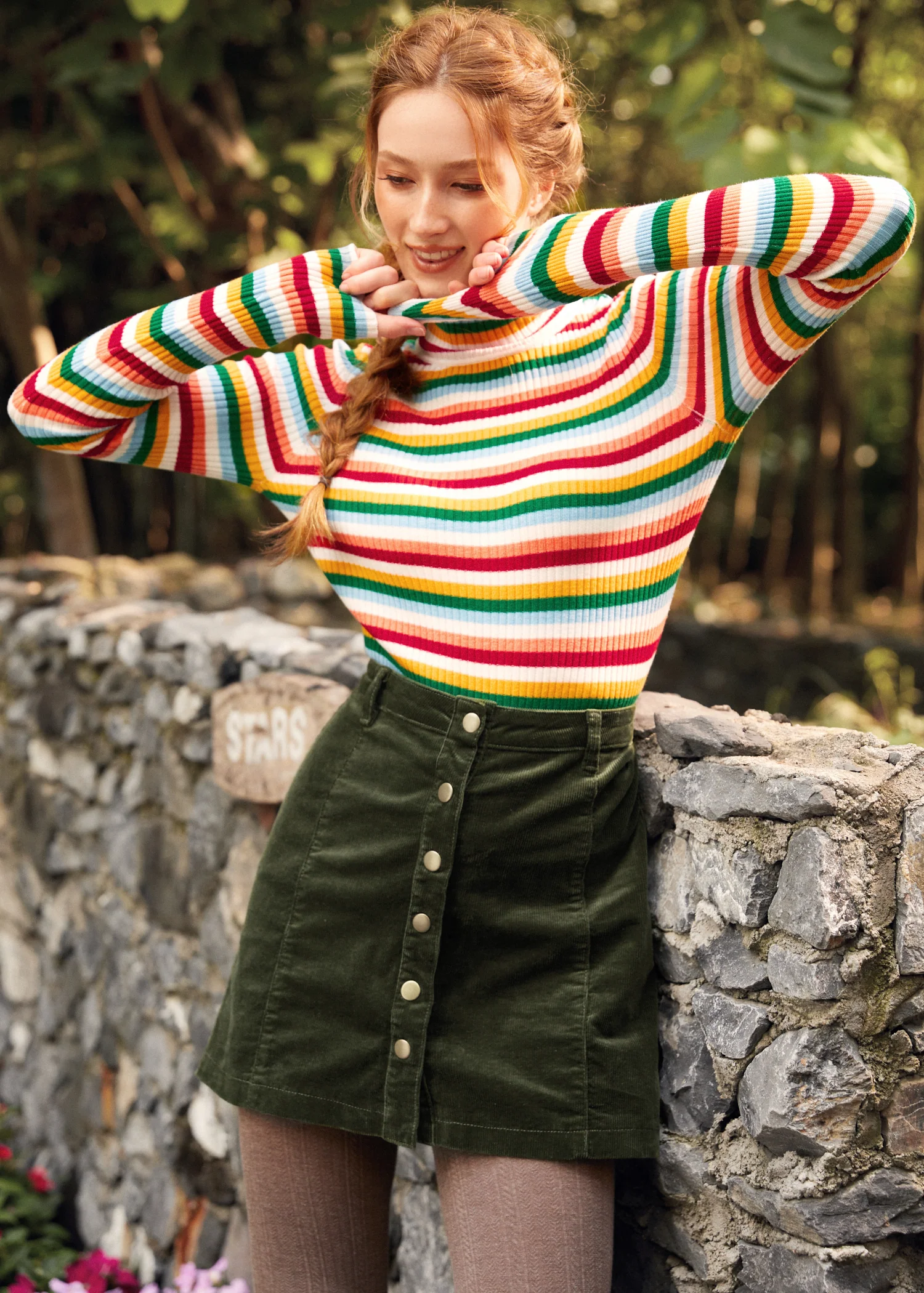 Woodstock Wanderer Ribbed Turtleneck - Image 2