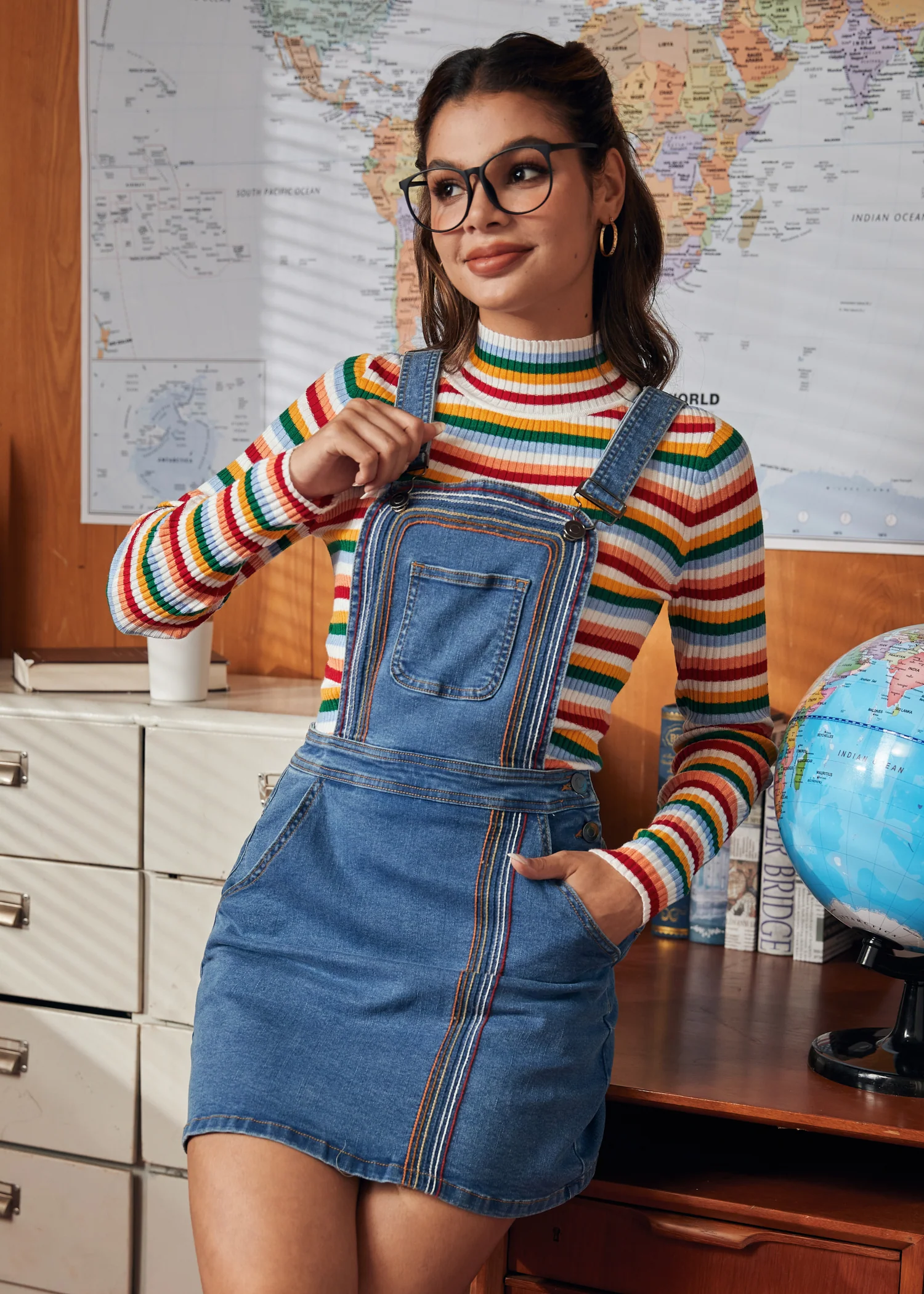 Woodstock Wanderer Ribbed Turtleneck - Image 8