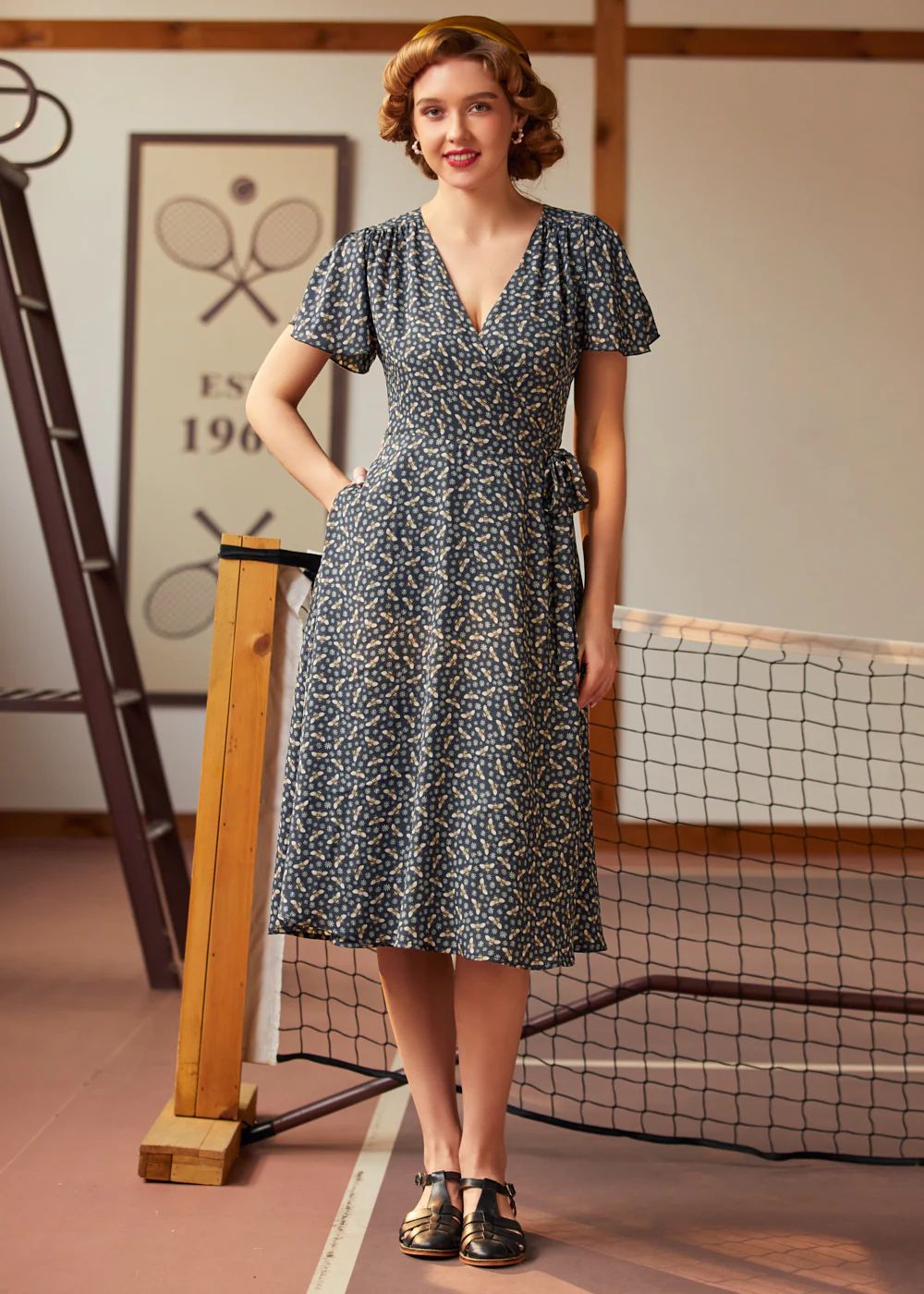 Vintage Vogue Cape Dress - Image 3