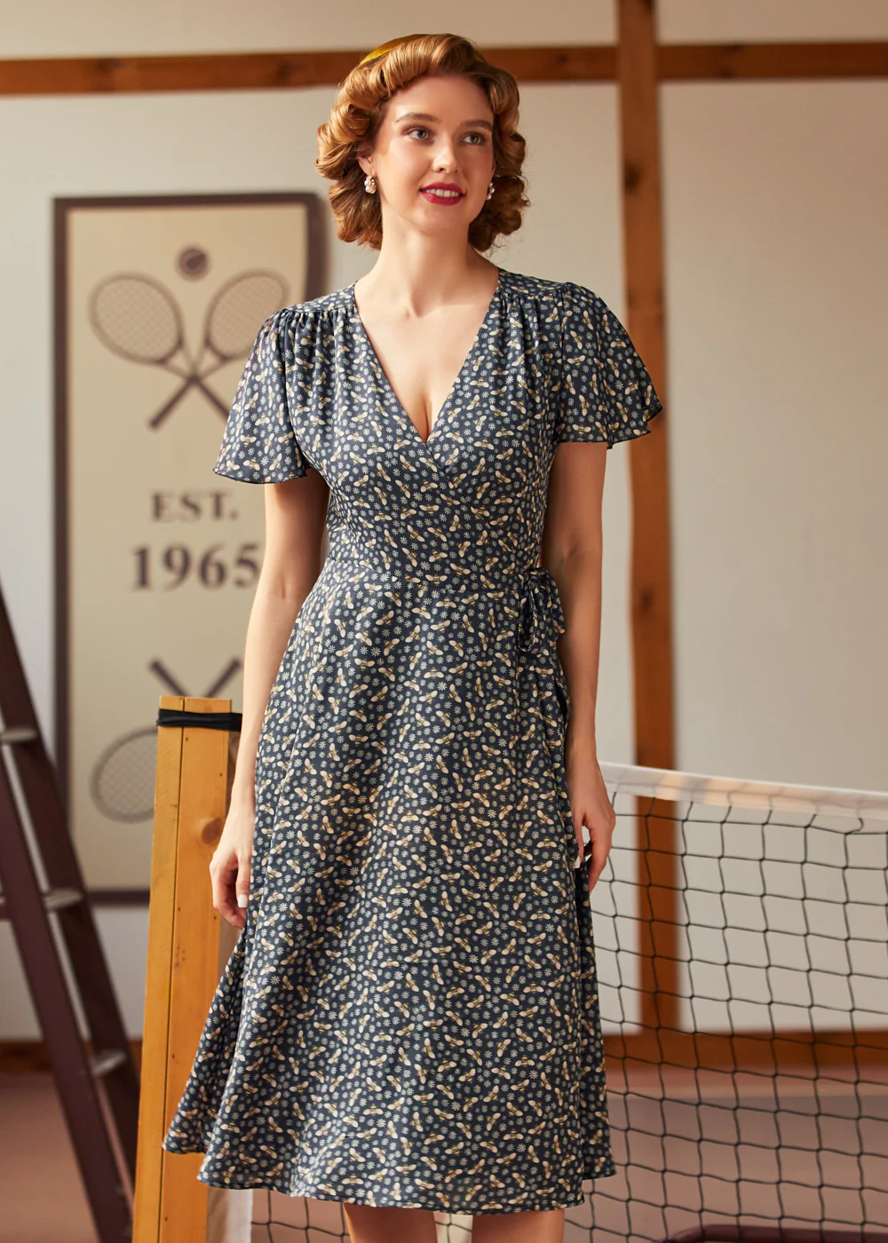 Vintage Vogue Cape Dress - Image 7