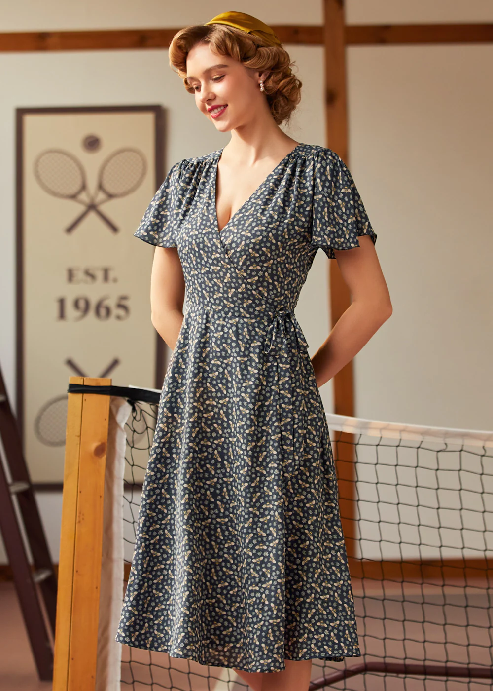 Vintage Vogue Cape Dress - Image 9