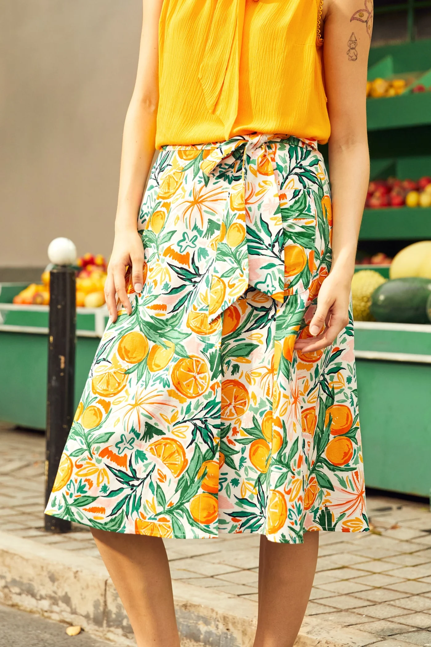 Market Day Wrap Skirt - Image 4