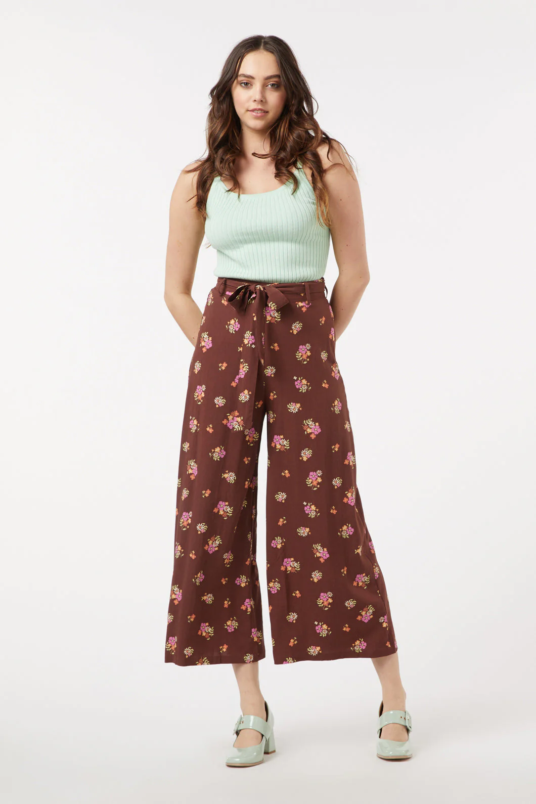 Ziva Floral Wide Leg Pant - Image 3